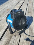 Visionair 1VAHCU10 1500/750W 10" Ceramic Utility Fan Heater Up To 160SQ Ft New. Price: $49.99.