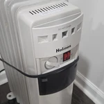 Holmes Portable Electric Space Heater 1500W 120V 3-HEAT Dial/switch White/black Used. Price: $30.00.