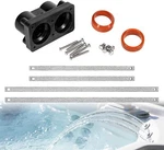 78077 Hot Tub Heater End Cap Kit With Rubber Gaskets, Aluminum Strips & Screws New. Price: $24.99.