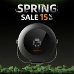 Spider Farmer Grow Tent Heater W/ Temp Control, Day/night SENSORS&24H Timer, App New. Price: $89.99.