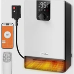 Givebest 1500W Smart Wall Heater PWM320EW W/ Thermostat Timer White New. Price: $40.00.
