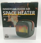 Country-glow Immersive Warm Air 800W Space Heater Simulated Fire & White Noise New. Price: $22.00.