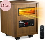 DR-123 Indoor Portable Space Heater With Remote Control, 1500W Dual Heating, 4 New. Price: $174.71.