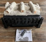 Duraflame Infrared Quartz Birch Log Set Heater W/flame & Remote DFI030ARU 20.5 Open. Price: $124.99.