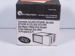 F260163 Mr. Heater Natural Gas To Propane Conversion Kit 50,000 80,000 125,000 Open. Price: $44.99.