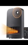 Woozoo Portable Electric Space Heater - Oscillation Motion Sensor BLACK302929 New. Price: $49.99.