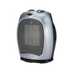 Amazon Basics Oscillating Ceramic Space 7.52"D X 6.34"W 9.45"H, Silver New. Price: $39.08.