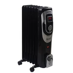 Optimus H6015L Black Digital 7 Fin Oil Filled Radiator Heater New. Price: $150.00.