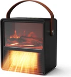 Space Heater, Heaters For Indoor Use 3D Flame Effect, Adjustable 1200W/800W Ptc New. Price: $139.66.