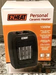 Ez-heat 1500W Personal Ceramic Space Heater W/2 Setting And Thermostat New. Price: $34.99.