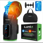 LX4 Knee Massager W/heat Compression Rechargeable Thigh, Calf, 6X Intensity New. Price: $123.25.