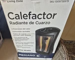 Living Zone Radiant Quartz Space Heater 1500W 120V Tip-over Black BFGF-15D New. Price: $35.00.