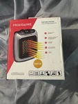 Frigidaire Portable Electric Wall Heater 800W Whisper Quiet Black Silver New. Price: $19.99.