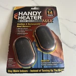 Handy Heater Max Rechargeable Warmers 2 Pack 14H Power Bank New. Price: $14.99.