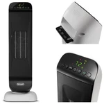 Delonghi Oscillating Ceramic Tower Heater With Remote Timer Digital Display Open. Price: $77.95.