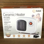 Soleil Personal Electric Ceramic Heater White MH-08W New. Price: $12.99.