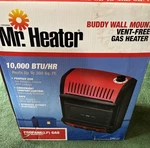 Mr. Heater 10,000 Btu Vent Free Radiant Propane / Wall Mount Open. Price: $139.00.