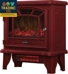 Infrared Quartz Electric Fireplace Stove Heater, Cinnamon New. Price: $351.99.
