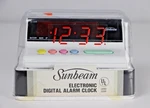 Vintage Sunbeam Electronic Digital Alarm Led Retro Pop Art Desk Clock New Box. Price: $49.95.