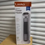 Lasko 1500W Electronic Thermostat Ceramic Tower Space Heater 5775 Open. Price: $45.00.