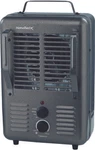Deluxe Portable Utility Heater, 12.5 A, 120 V, 1300/1500 W, 2-HEATING Stage, Gra New. Price: $49.58.