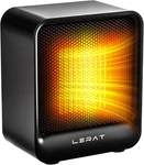 Lerat Space Heater, Portable Mini For Indoor Use, 500W Fast Heating Small New. Price: $15.79.