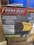 Duraheat EUH4000 240V 3750W Forced Air Portable Heater Remote Yellow/black New. Price: $128.00.