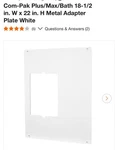 New Cadet Camw Metal Adapter Plate. Price: $38.95.