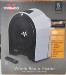 New Vornado Velocity 5R+ Whole Room Heater 1500W Auto Climate Remote. Price: $99.99.
