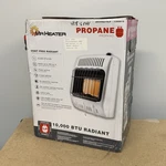 Mr. Heater F299810 10,000BTU Vent Free Radiant Propane New Open Box. Price: $119.99.