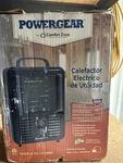 Comfort Zone 1,500-WATT Milk House Style Fan Electric Portable Heater CZ798BK New. Price: $35.00.