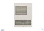 Broan 9815WH Wall Heater 1500/1200W, 120V/240V White Grille Electric New. Price: $165.00.