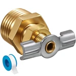 Dreyoo Pack 1/2'' Rv Water Heater Replacement Drain Valve With Tape, Durabl... New. Price: $18.42.