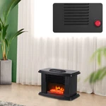 Small Air Electric Heater, 3D Simulation Of Carbon Fire Heating Technology 1000W New. Price: $30.43.
