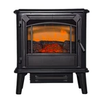 Style Selections 5200BTU Black Metal Fan-forced Electric Fireplace Stove New. Price: $69.99.