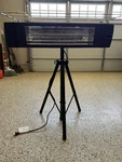 Dr. Infrared Heater DR-368, Indoor/outdoor 1500W Carbon Patio Used. Price: $80.00.