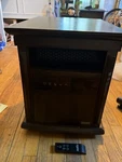 Duraflame Infrared Electric Heater, 1500W, Thermostat, Remote! 10Q1086ARA Used. Price: $179.99.