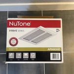 Nutone Invent Series Cfm Bathroom Exhaust Fan, White Metal Grille, ARN80HD New. Price: $49.00.