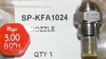 KFA1024 Nozzle 400K Btu KFA400DGD Dayton 3VE53 Thermoheat Dyna Glo New. Price: $40.00.