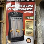 Comfort Glow 1500-WATT Radiant Quartz Tower Infrared Electric Space Heater Open. Price: $56.69.