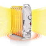 Portable 7-FIN Electric Indoor Space Heater Quiet Room With Thermostat New. Price: $36.99.
