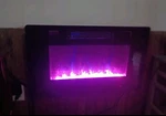 Homcom US820-1770131 36 Inch Wall Mounted Electric Fireplace Heater Black Used. Price: $81.50.