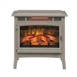 Duraflame Freestanding Electric Fireplace Heater With 3D - French Grey New. Price: $97.50.