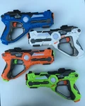 Laser Tag 4 Player Real Life Gaming Set Of Four Guns Indoor Outdoor Space Blaste New. Price: $39.00.