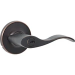 Steel Pro Oil Rubbed Bronze Wave Entry Door Lever LC2X700B New. Price: $41.09.