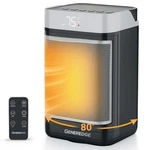 Generedge Portable Space Heater For Indoor Use - 1500W Ptc Small, Silver New. Price: $46.67.