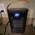 Behome XY-617S Desktop Portable Electric Heater Black Timer Auto Shut-off Open. Price: $24.95.