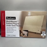 Marley 202SLB Radiant Plug-in Under Desk Heater 15"H X 22"L 1"D 1DKW3 New. Price: $99.95.
