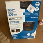 Utilitech Up To 1500-WATT Infrared Cabinet Indoor Electric Space Heater Open. Price: $40.00.