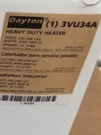 Dayton 3VU34A Heavy Duty Electric Heater 240-208VAC 4K-3KW 16-13.8A Fan Forced New. Price: $263.99.